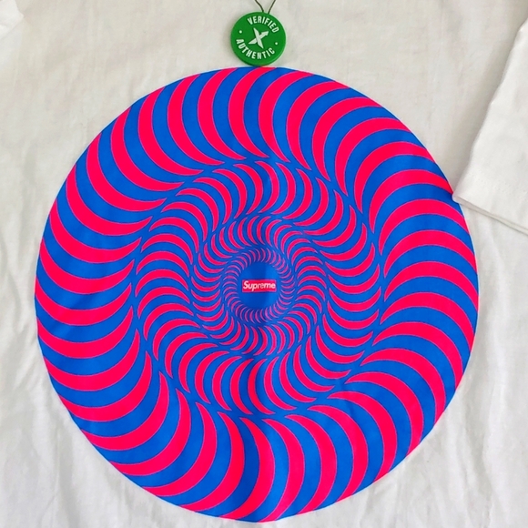 Supreme x Spitfire Classic Swirl T Shirt - Picture 2 of 6